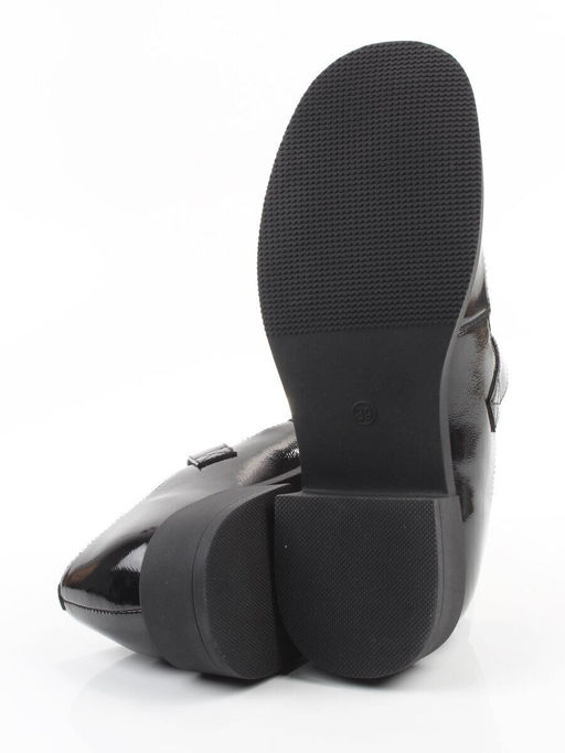 06-M47-16 BLACK Туфли женские (натуральная кожа)