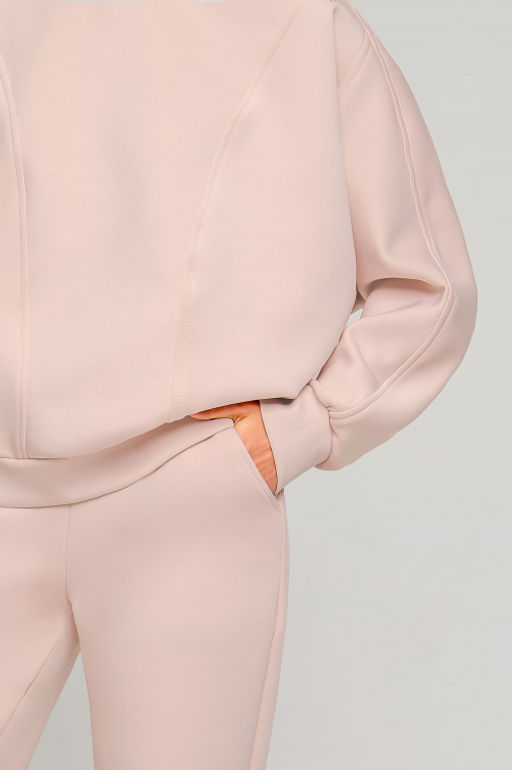 Арт. 2802 Костюм с брюками женский 44-52(5 шт) Цвет:пудра - Калинка фото 6