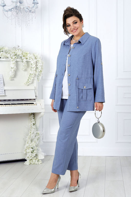 Платье Ninele 7431-Р темно-синий - Mira fashion фото 1620