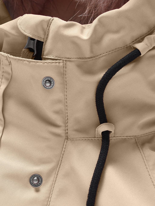 Парка зимняя подростковая для девочки бежевого цвета 9342B - Valianly фото 13