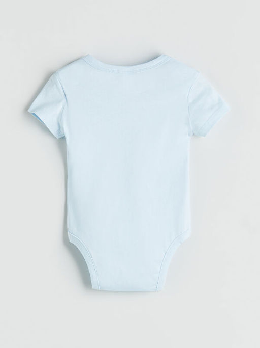 Bask?l? Erkek Bebek ??t??tl? Bodysuit