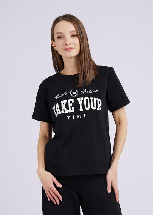 LF24-008/1т Футболка жен. (Цв.футер) (ЧЗ)