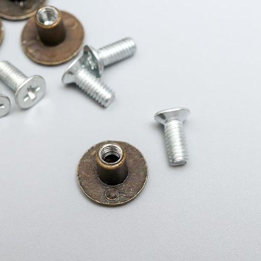 Цена за 10 шт. Ручка для шкатулки металл Спираль бронза 0,9х1,3х1,3 см - Арт узор фото 2