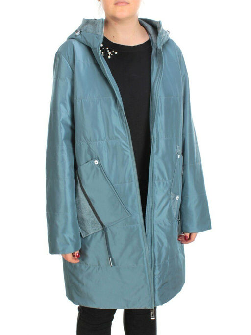 BM-15 GRAY/GREEN Куртка демисезонная женская (100 гр. синтепон) - Fashion фото 8