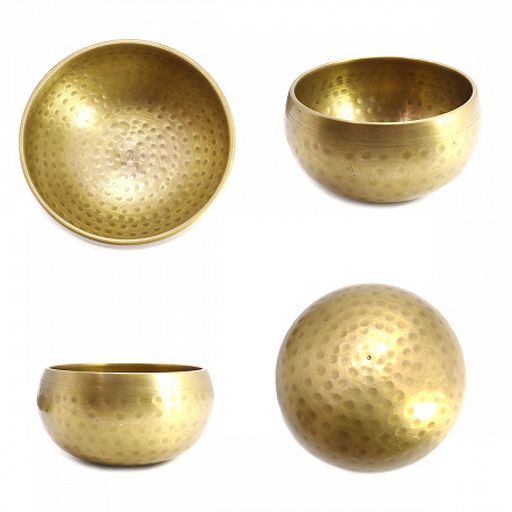 Чаша поющая литая в точку из 7 металлов 601-800g d-12cm h-7-8cm Целительная ХРУПКОЕ
