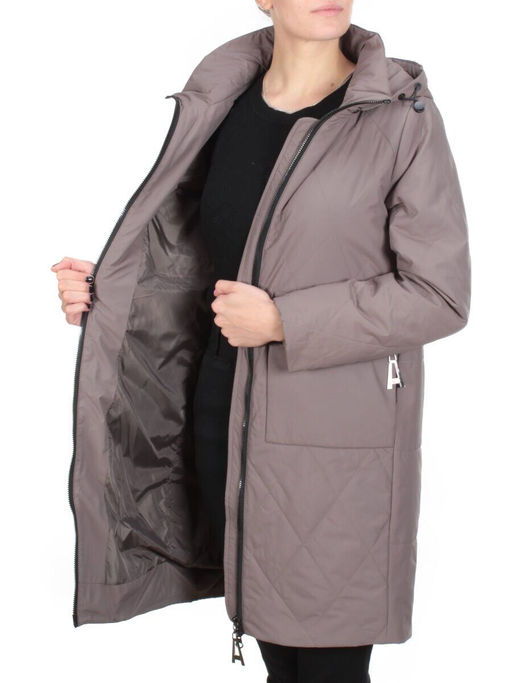 M-5022 GRAY Куртка демисезонная женская CORUSKY (100 гр. синтепон) - Fashion фото 7