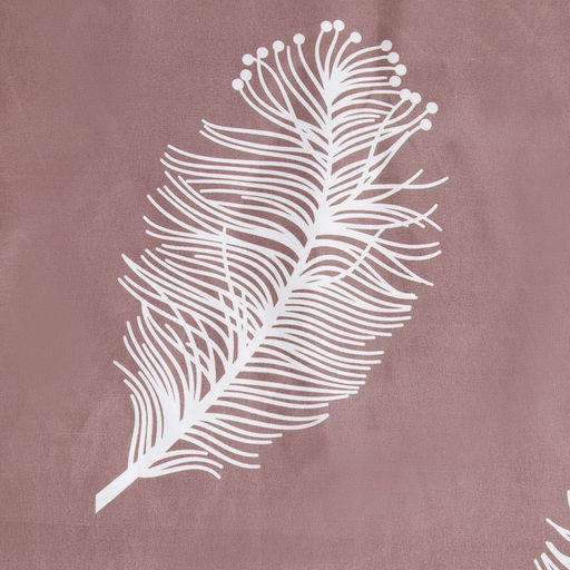 Постельное бельё Экономь и Я евро Feathers 200х215см, 200х215см, 70х70см-2 шт, полисатин, 80 г/м  фото 3