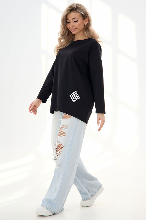 Кофта футер life дл/р