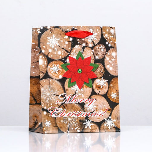 Пакет ламинированный Счастливого рождества 18 х 23 х 10