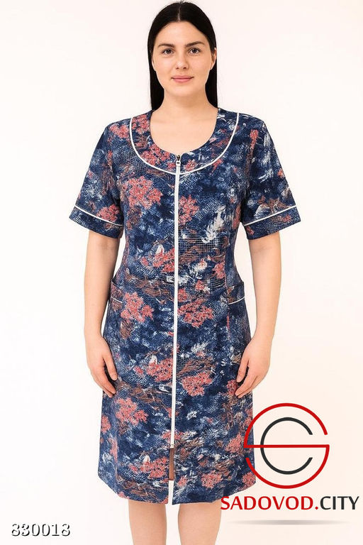 Халат женский с рисунком