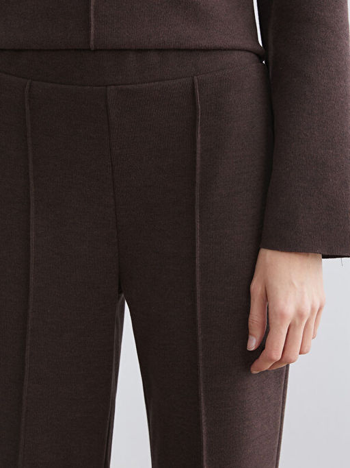 Beli Lastikli Kad?n Triko Pantolon