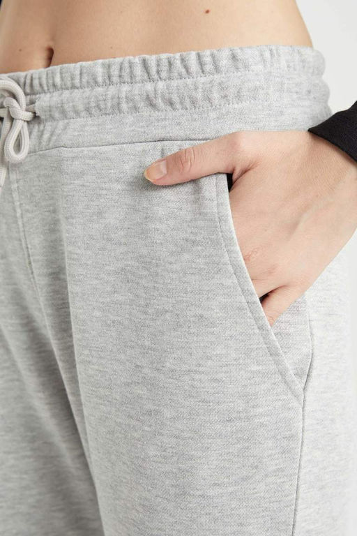 DeFactoFit Стандартный спортивный костюм с широкими штанинами и плотным тканевым низом  фото 5