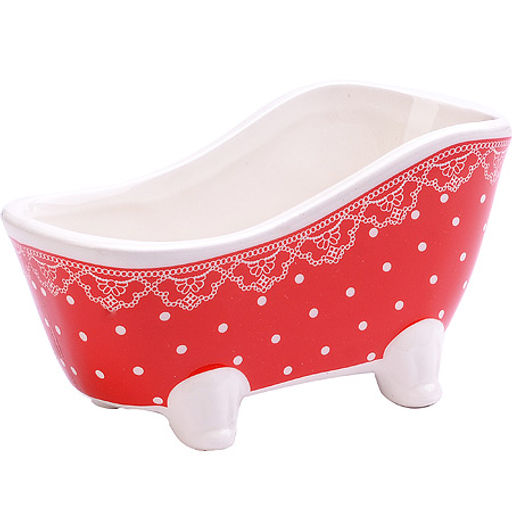 25818 Подставка д/губки 150мл Красный Узор LR(х72) - Mayer&boch фото 2