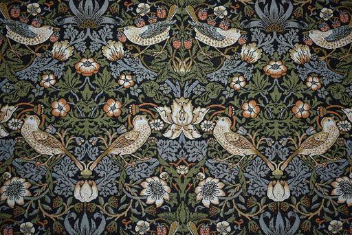 Птички Моррис - Земляничные воры 3787 - гобеленовая ткань - Гобеленглавснаб фото 2