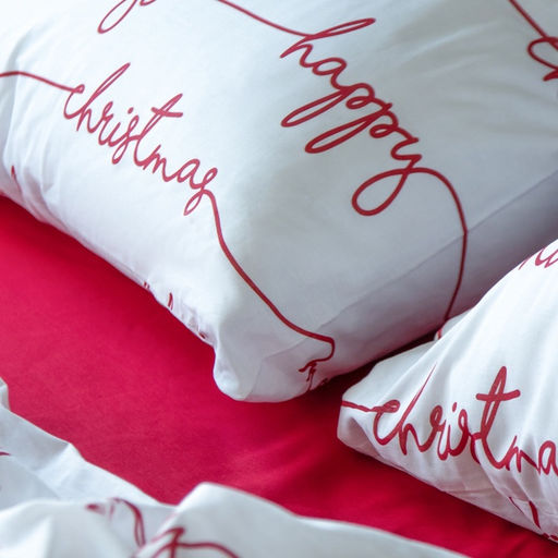 Постельное бельё Этель 1.5 сп Christmas letter 143х215 см, 150х214 см, 70х70 см - 2 шт, бязь  фото 12