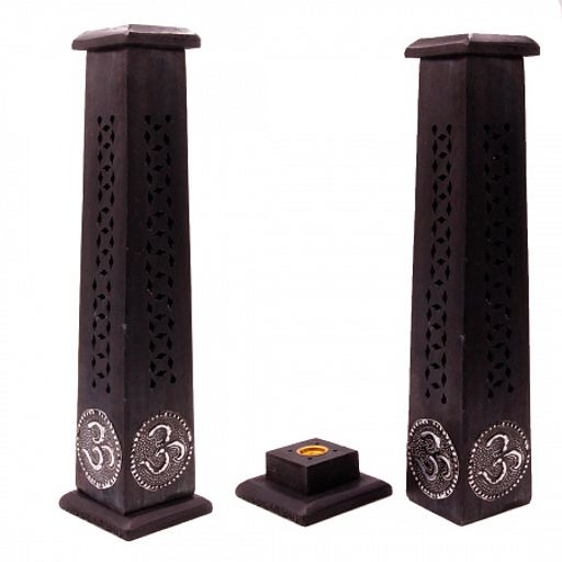 Подставка под благовония Башня деревo резное
