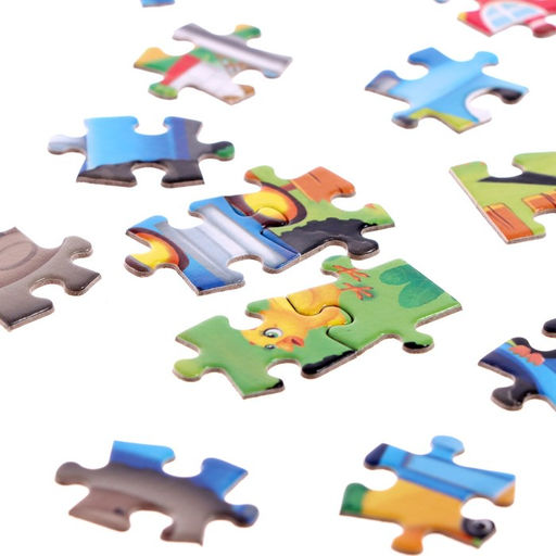 Цена за 2 шт. Пазл детский «Весёлый трактор», 54 элемента