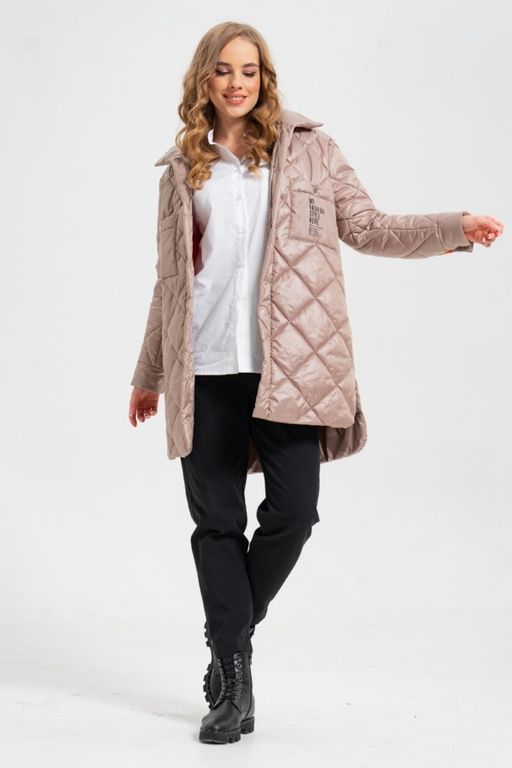 рубашка из тонкого хлопка в стиле OVERSIZE    с кокеткой на спине - А+б коллекция фото 22