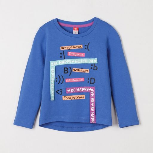 CRB wear/CSKG 62642-41 Джемпер для девочки, темно-синий/Ex.Cherubino
