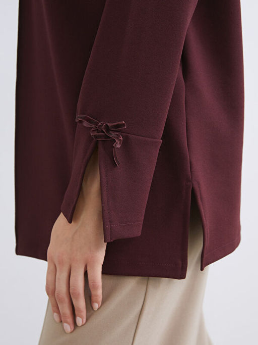 Bisiklet Yaka Oversize Kad?n Tunik