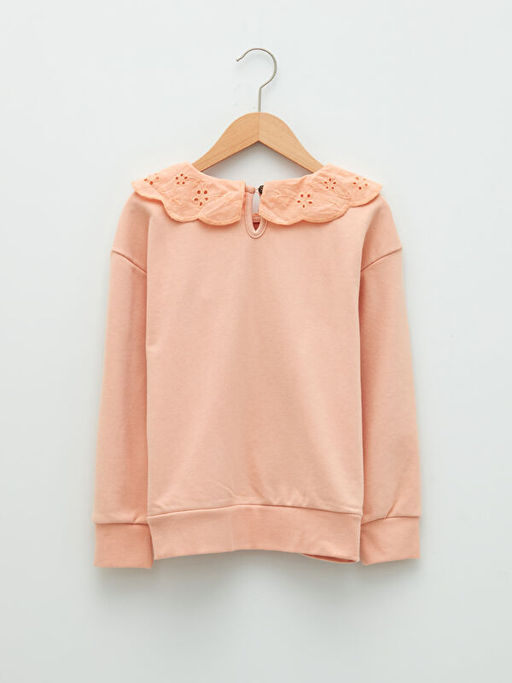 Bisiklet Yaka Basic Uzun Kollu K?z ?ocuk Sweatshirt - Waikiki фото 2