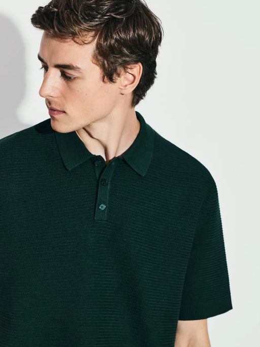 Джемпер поло текстурной вязки / Zarina