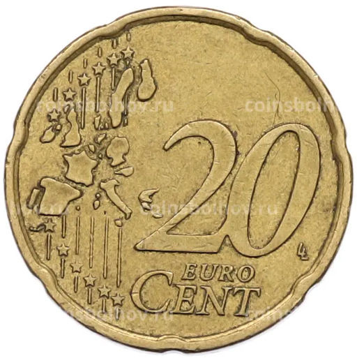 Монета 20 евроцентов 2006 года Испания