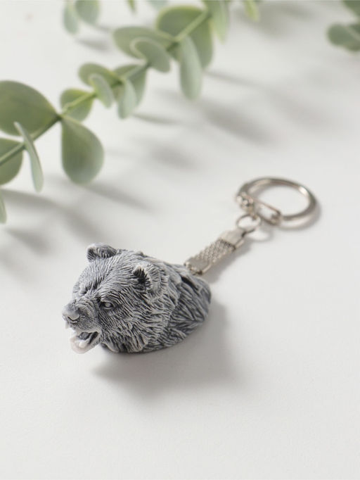 Брелок "Голова медведя" (3 вида), 5,5см