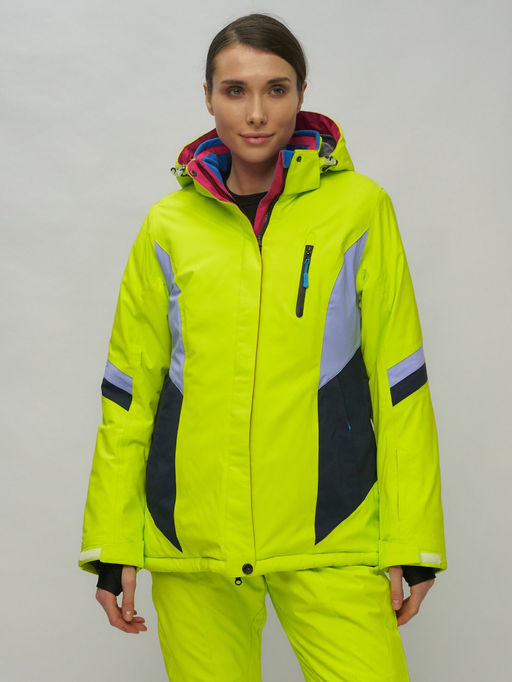 Горнолыжный костюм женский салатового цвета 02201Sl - Chunmai фото 9