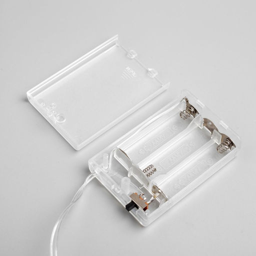 Гирлянда Нить 3 м с насадками Звёзды, IP20, прозрачная нить, 20 LED, батарейки AAх3 (нет в комплекте), свечение мульти - Luazon lighting фото 7