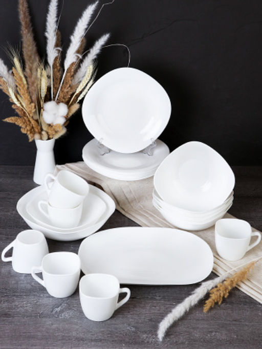 Столовый набор 20 предметов квадратный с кружками БИГ / SQ-14/8575912 (WHITE) - ГалеонТрейд фото 2