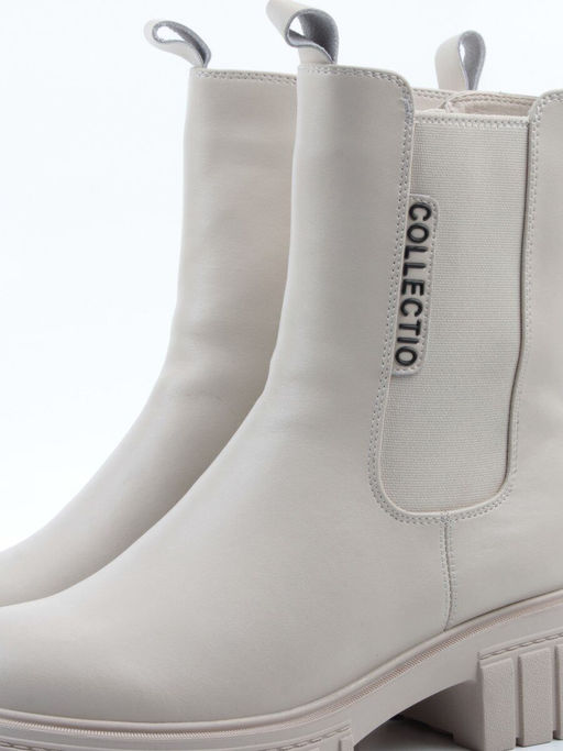 04-PAM370-2Z LT. BEIGE Ботинки зимние женские (натуральная кожа, 100% шерсть)