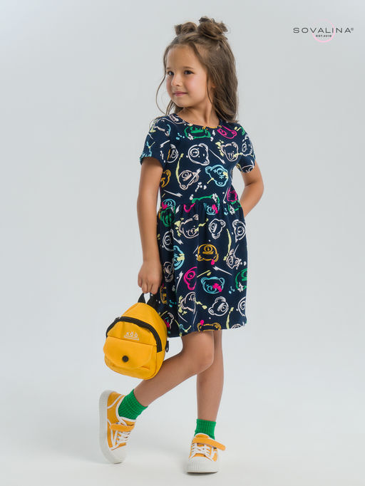 Платье Лето цветные мишки - Sovalina фото 8