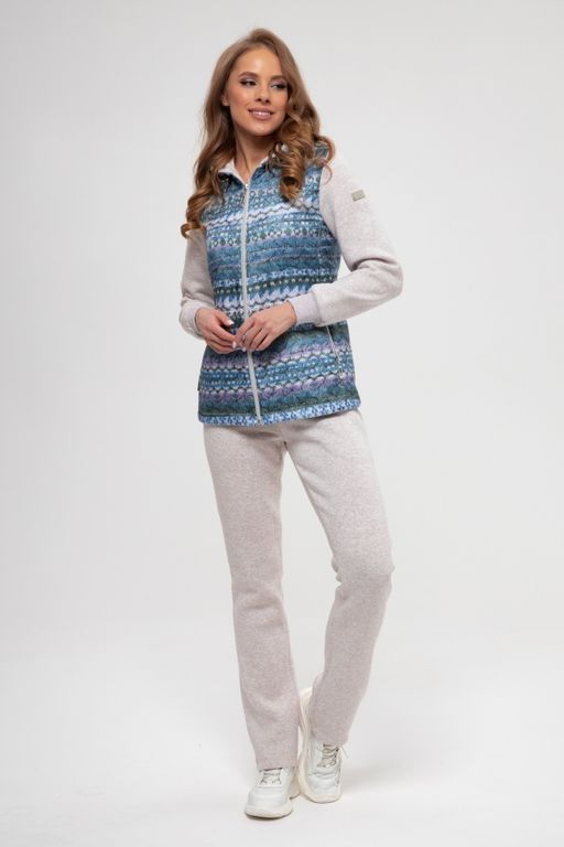 .Брюки М-4052 бежевый меланж - А+б коллекция фото 2