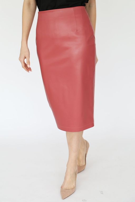 Юбка-карандаш из искусственной кожи - Looklikecat фото 2