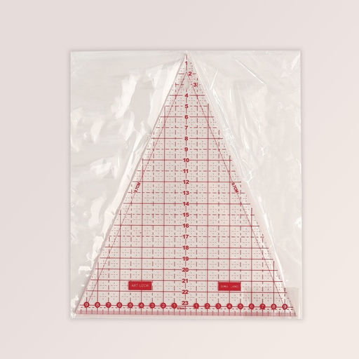 Линейка для пэчворка «Треугольник» 45°, 24×20 см, s=2.5 мм