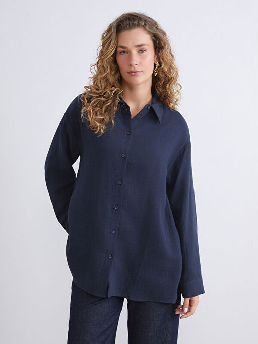 Loose Fit M?slin Kad?n G?mlek Tunik