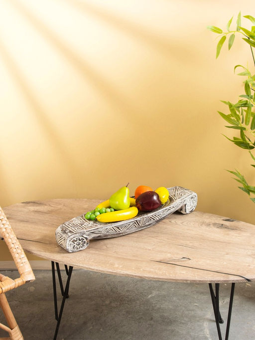 Поднос декоративный, 60×18×9 см, дерево