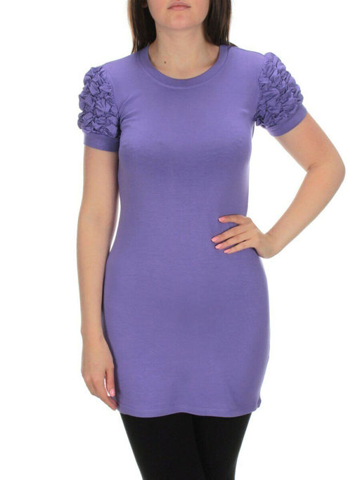 17251 VIOLET Туника женская (92% вискоза, 8% эластан)