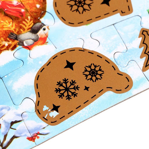 Пазл со скретч слоем Волшебство Нового года, 118 деталей - Puzzle time фото 4