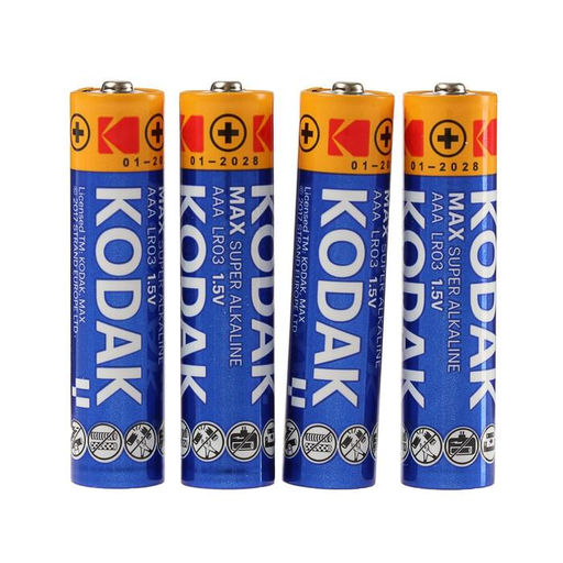 Батарейка алкалиновая Kodak Max, AAA, LR03-10BL, 1.5 В, отрывной блистер, 10 шт.