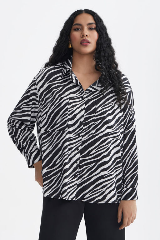 Блуза Golden Valley 10008 черно-белый  фото 3