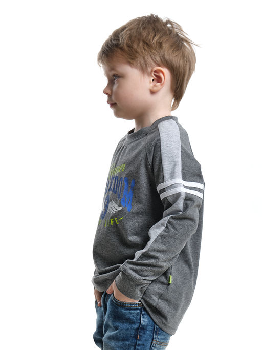 Лонгслив с принтом UD 4125 графит - Mini maxi фото 9