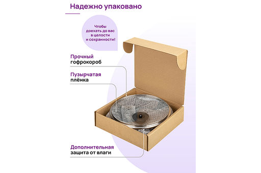 Сковорода глубокая 28 см ГАРМОНИЯ ВКУСА Черный Оникс С КРЫШКОЙ ф28, с/р, 51,5*29*12 см - Elan gallery фото 14