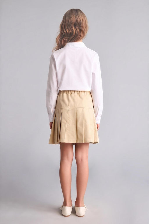 Gabardin Mini Etek K_z _ocuk - Defacto фото 5