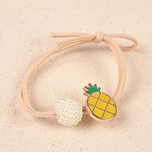 Резинка для волос / YIW-88 /уп 100/ (Бежевый) - ГалеонТрейд фото 2