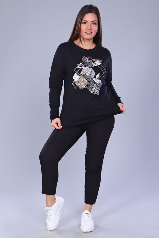 Футболка 55038 с дл.рукавом - Натали фото 14