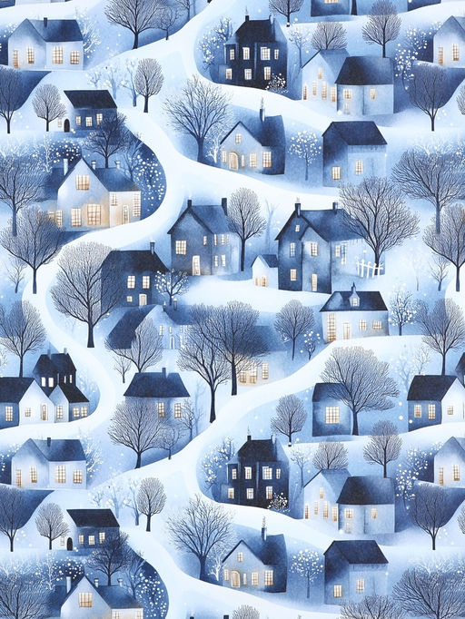 Набор упаковочной бумаги с наклейками «Новый год», 6 листов, 70 × 100 см