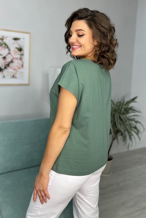 Футболка Rumoda 2037 зеленый  фото 3