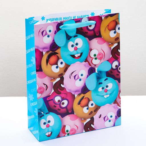 Пакет подарочный, 31×40×11.5 см, упаковка, Смешарики